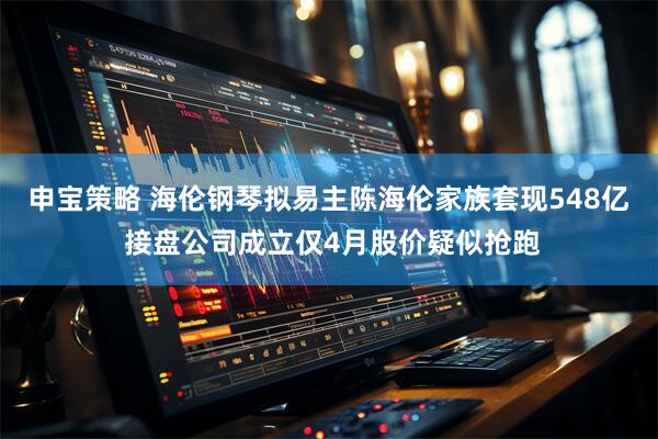 申宝策略 海伦钢琴拟易主陈海伦家族套现548亿 接盘公司成立仅4月股价疑似抢跑