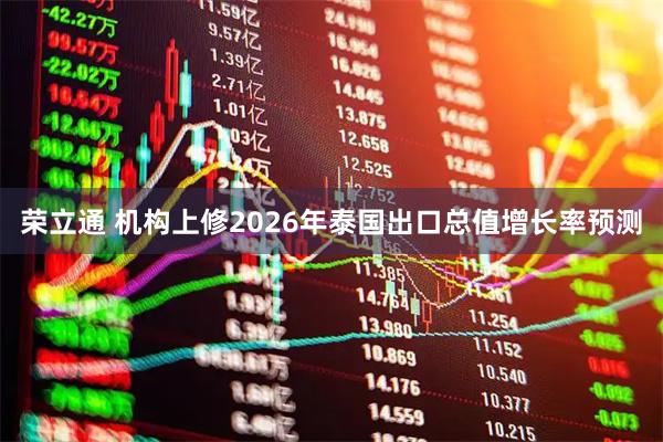 荣立通 机构上修2026年泰国出口总值增长率预测